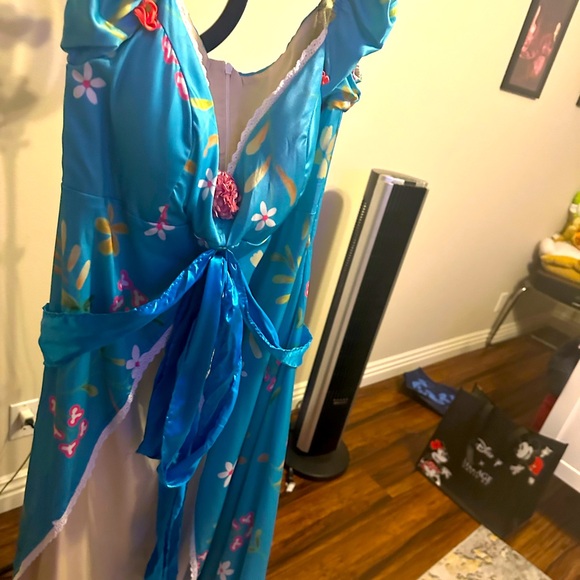 giselle blue dress enchanted Disenchanted Giselle Cosplay Dress Giselle Enchanted Blue Dress Costum –  ACcosplay main image 1